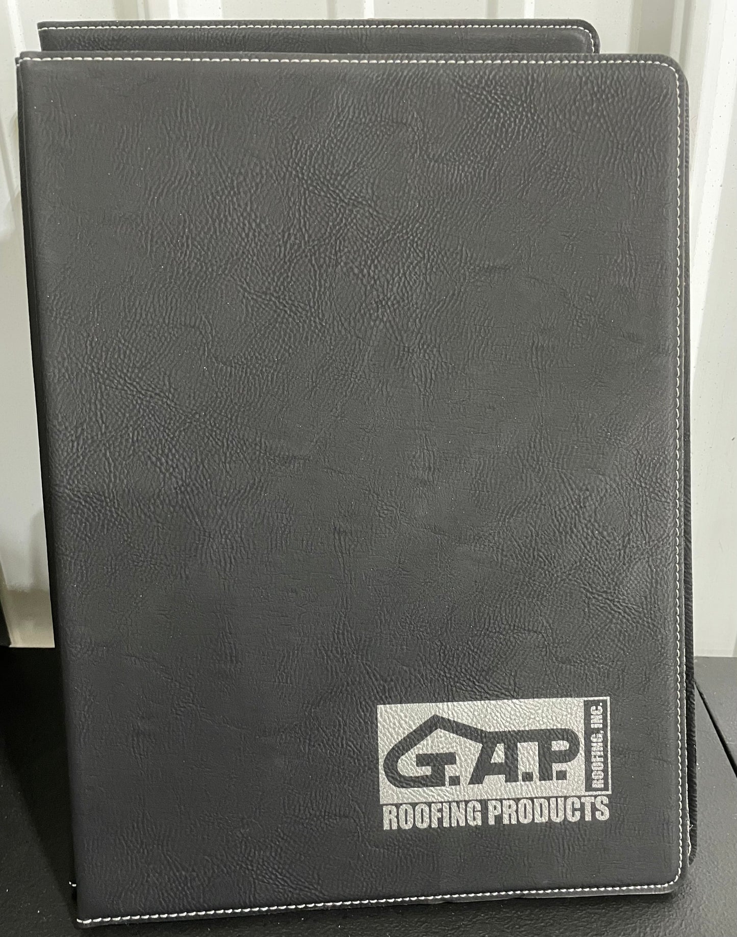 Custom Leather Laser Engraved Padfolio